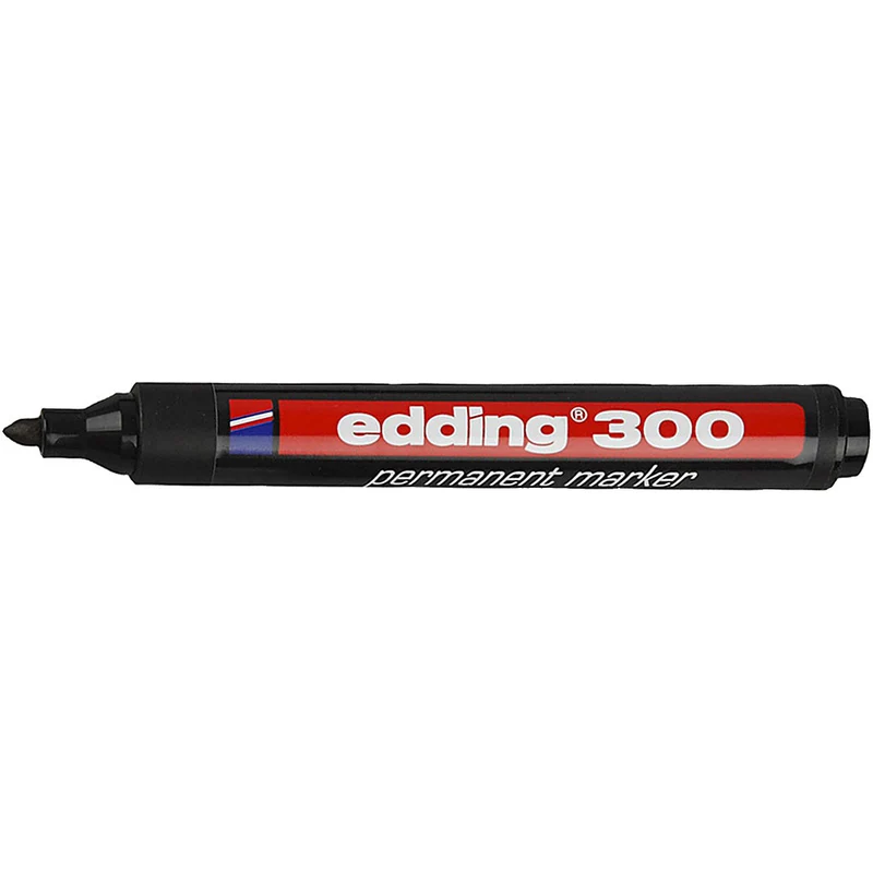 Edding 300 Marker, Strichstärke 1,5-3 mm, Schwarz, 1 Stk [HOB-25020]