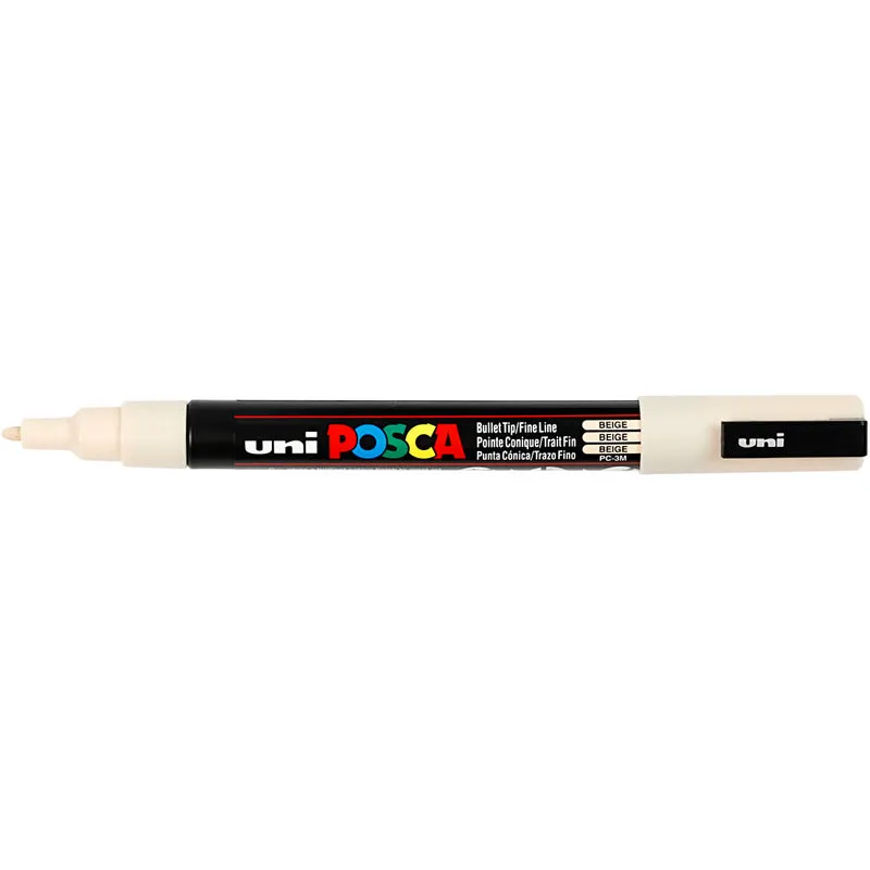 Posca Marker , Nr. PC-3M, Strichstärke 0,9-1,3 mm, fein, Beige, 1 Stk [HOB-274088]