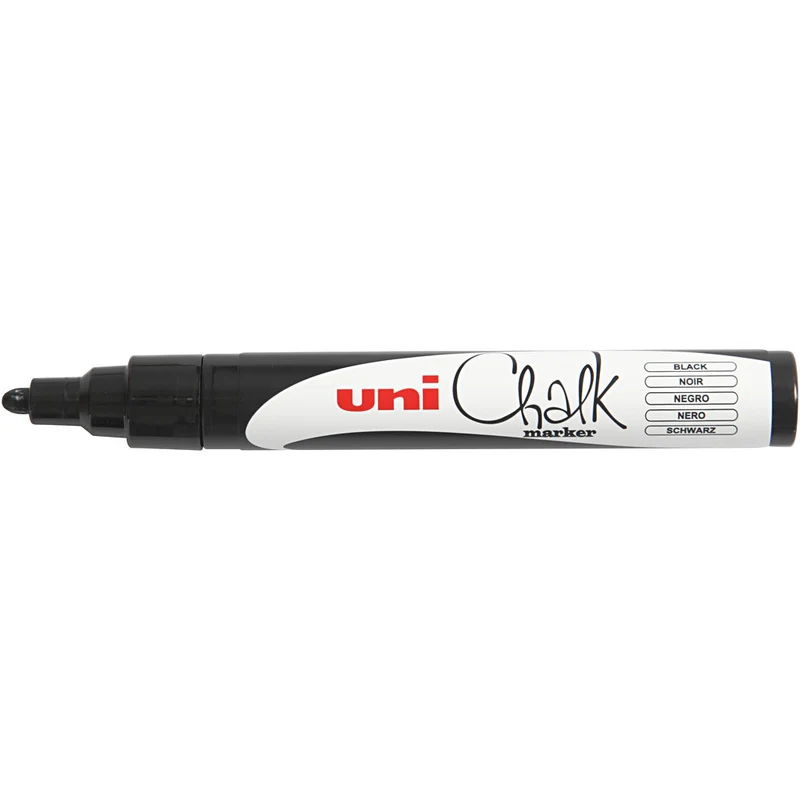 Kreide-Marker, Strichstärke 1,8-2,5, Schwarz, 1 Stk [HOB-279905]