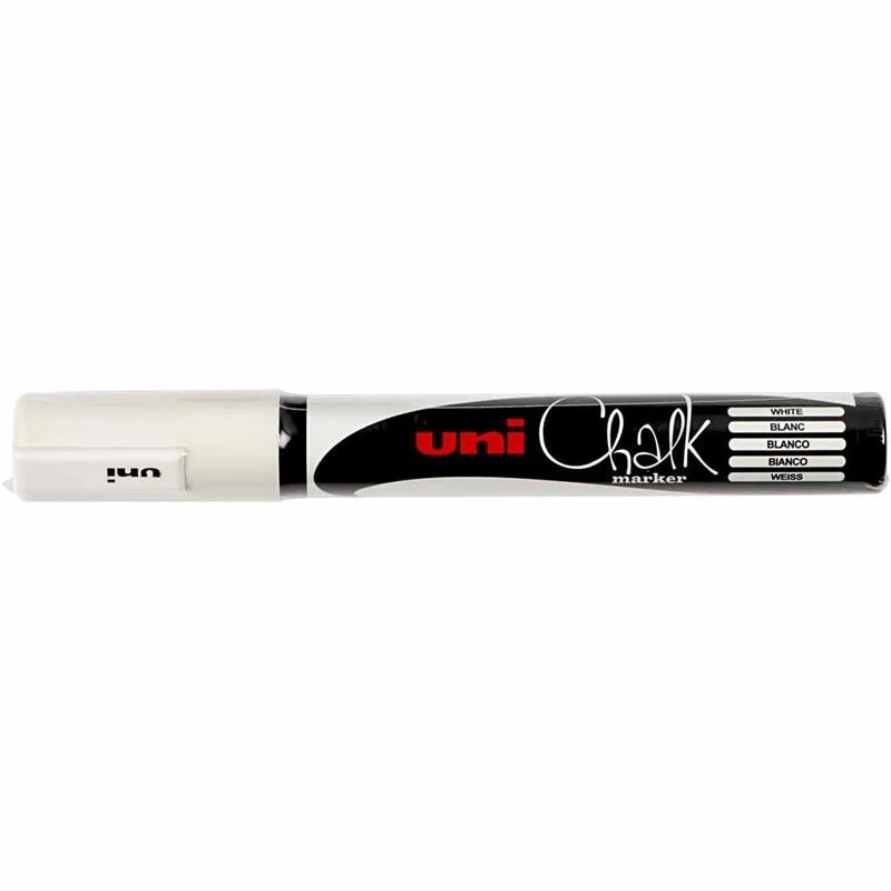 Kreide-Marker, Strichstärke 1,8-2,5 mm, Weiß, 1 Stk [HOB-279901]