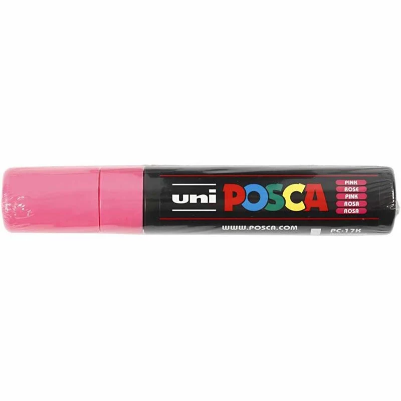 Posca Marker , Nr. PC-17K, Strichstärke 15 mm, extrabreit, Pink, 1 Stk [HOB-279056]