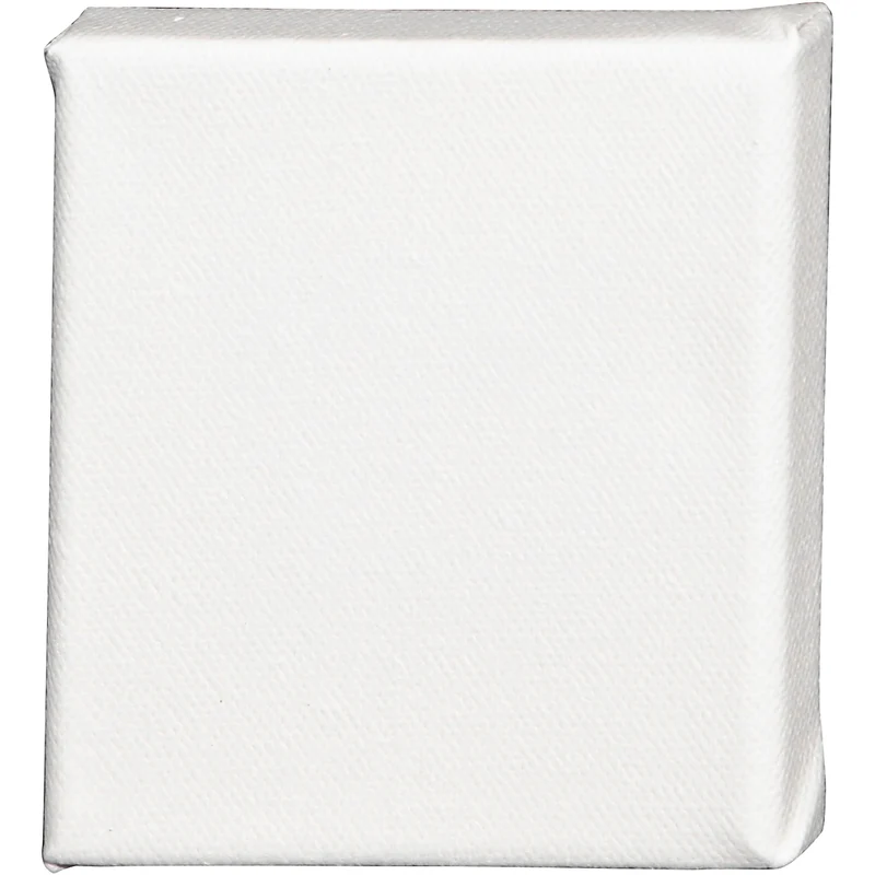 Leinwand, T 1.6 cm, Größe 10x10 cm, 360 g, Weiß, 1 Stk [HOB-257000]