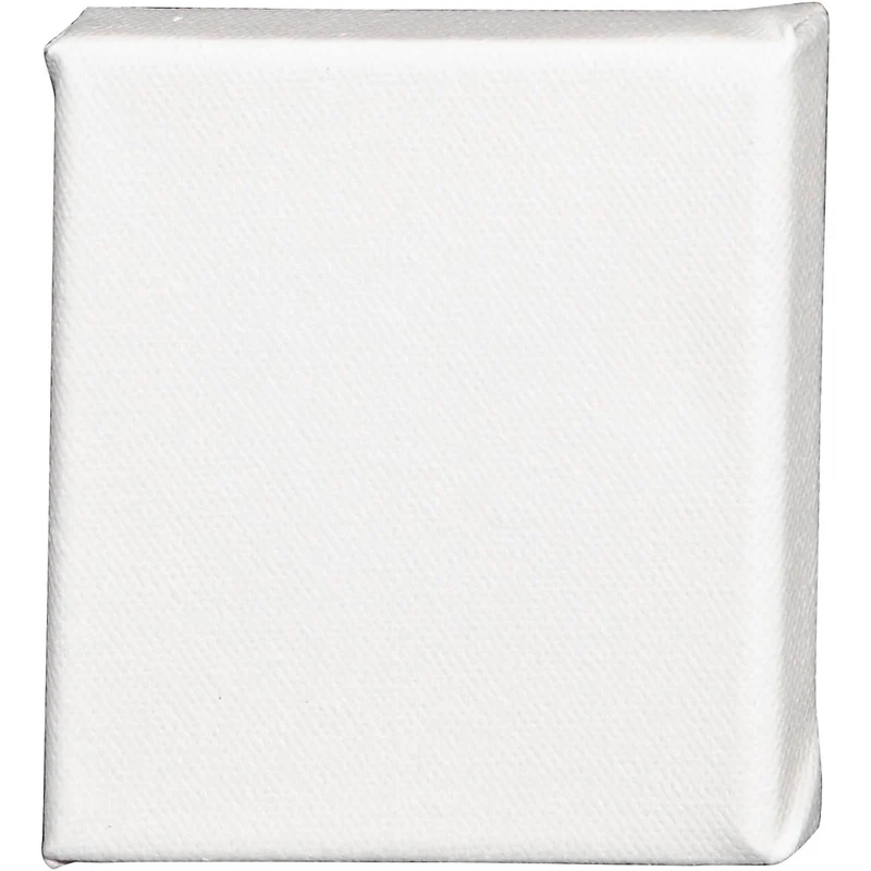 Leinwand, T 1.6 cm, Größe 10x10 cm, 360 g, Weiß, 10 Stk/ 1 Pck [HOB-25700]
