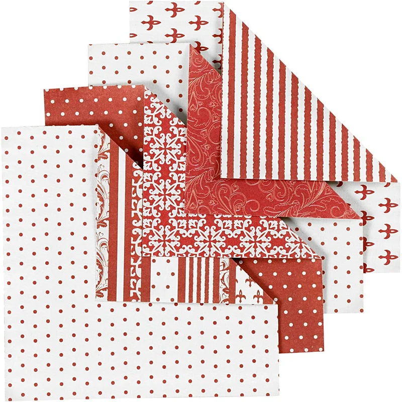 Origami-Papier, Größe 10x10 cm, 80 g, 50 Bl. sort./ 1 Pck [HOB-25520]