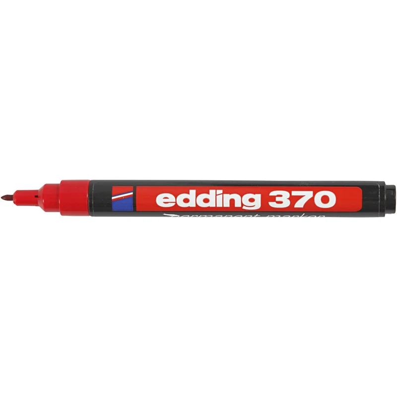 Edding 370 Marker, Strichstärke 1 mm, Rot, 1 Stk [HOB-25006]