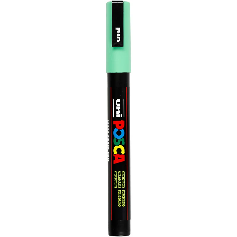 Posca Marker , Nr. PC-3M, Strichstärke 0,9-1,3 mm, fein, Hellgrün, 1 Stk [HOB-274033]