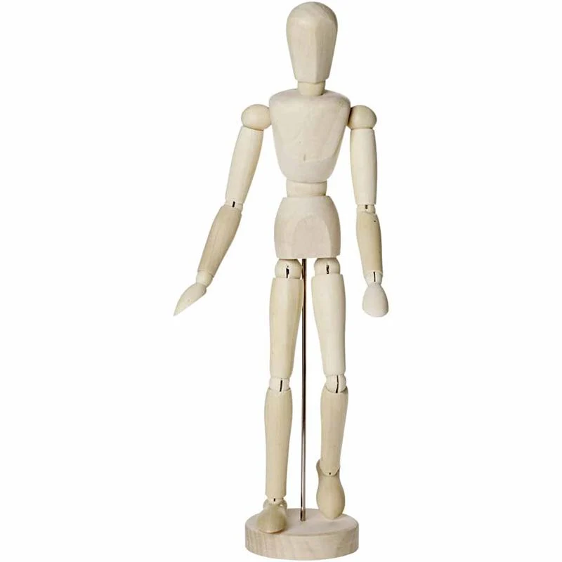 Gliederpuppe, Mann, H 30 cm, 1 Stk [HOB-22160]