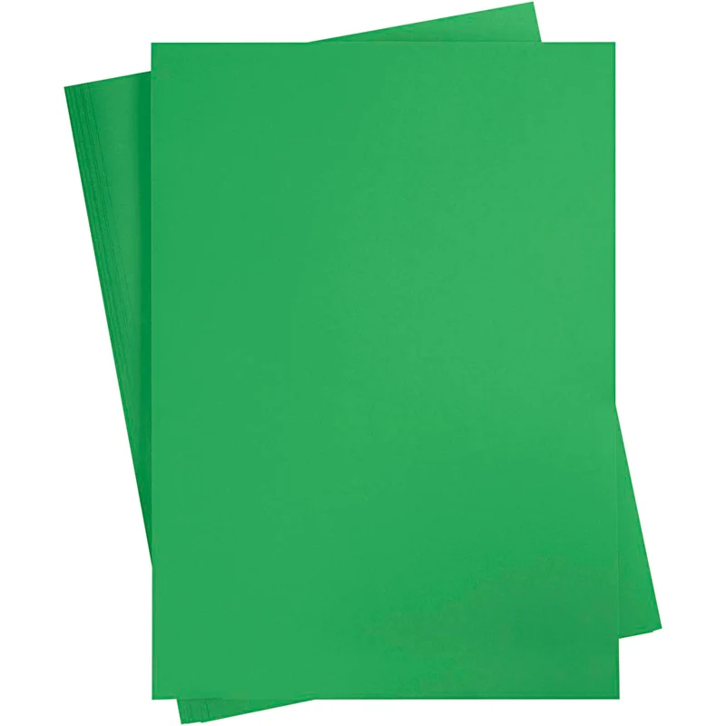 Karton, farbig, A2, Blatt 420x594 mm, 180 g, Grasgrün, 10 Bl./ 1 Pck [HOB-21523]