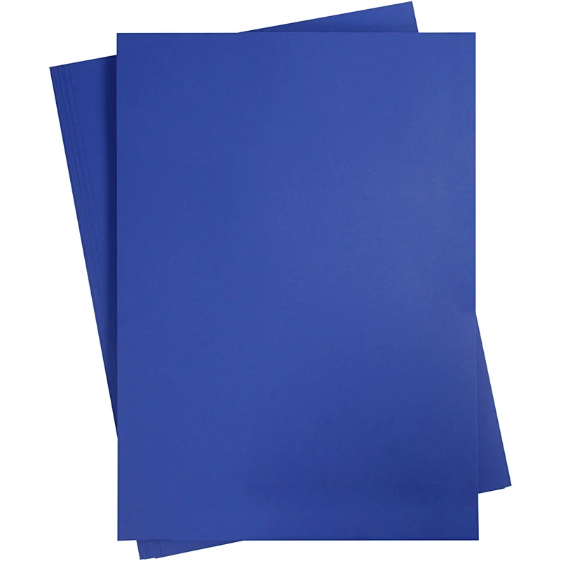 Karton, farbig, A2, Blatt 420x594 mm, 180 g, Königsblau, 10 Bl./ 1 Pck [HOB-21521]