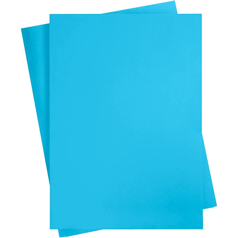 Karton, farbig, A2, Blatt 420x594 mm, 180 g, Blau, 10 Bl./ 1 Pck [HOB-21520]