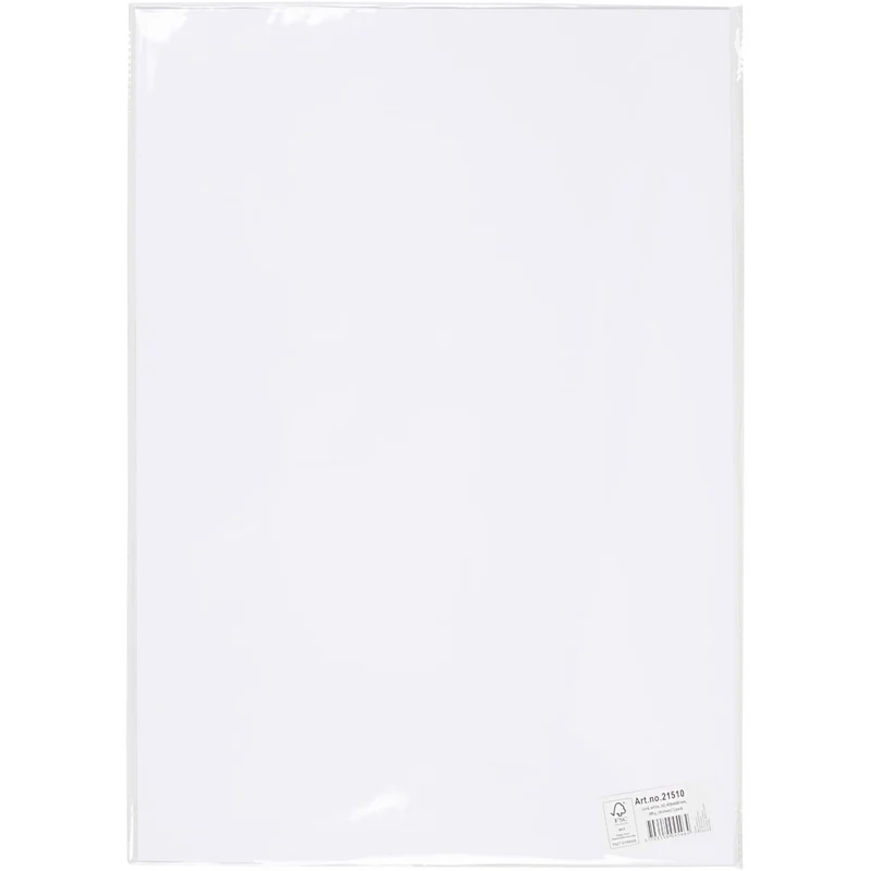 Karton, farbig, A2, Blatt 420x594 mm, 180 g, Weiß, 10 Bl./ 1 Pck [HOB-21510]