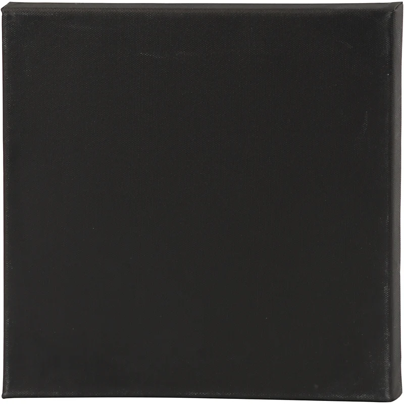 Leinwand, T 1,6 cm, Größe 30x30 cm, 360 g, Schwarz, Weiß, 10 Stk/ 1 Pck [HOB-25764]