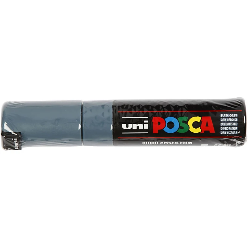Posca Marker , Nr. PC-8K, Strichstärke 8 mm, breit, Schiefergrau, 1 Stk [HOB-278096]