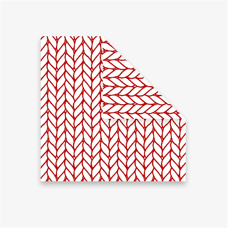 Origami-Papier, Rot, Größe 10x10 cm, 80 g, 40 Bl./ 1 Pck [HOB-25370]