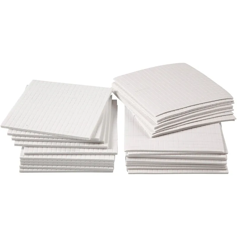3D-Klebepads, Größe 5x5 mm, Dicke 1-2-3 mm, 30x400 Stk/ 1 Pck [HOB-24658]