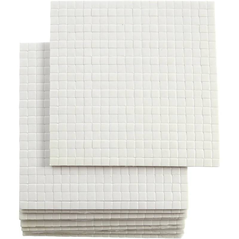 3D-Klebepads, Größe 5x5 mm, Dicke 2 mm, 10x400 Stk/ 1 Pck [HOB-24654]