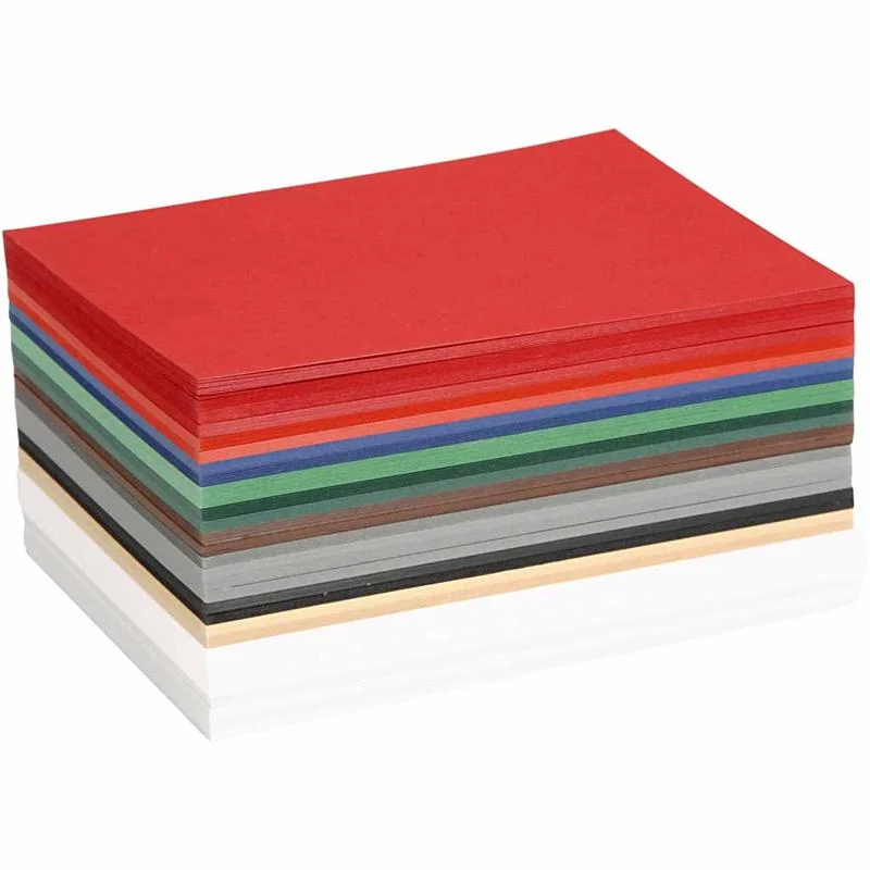 Bastelkarton Weihnachten, A6, Blatt 105x148 mm, 180 g, Sortierte Farben, 300 Bl. sort./ 1 Pck [HOB-21446]