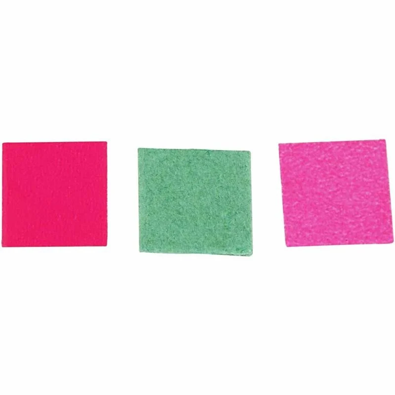 Karton-Mosaik, Quadrat, Größe 10x10 mm, ca. 10000 Stk, 180 g/ 1 Pck [HOB-21010]