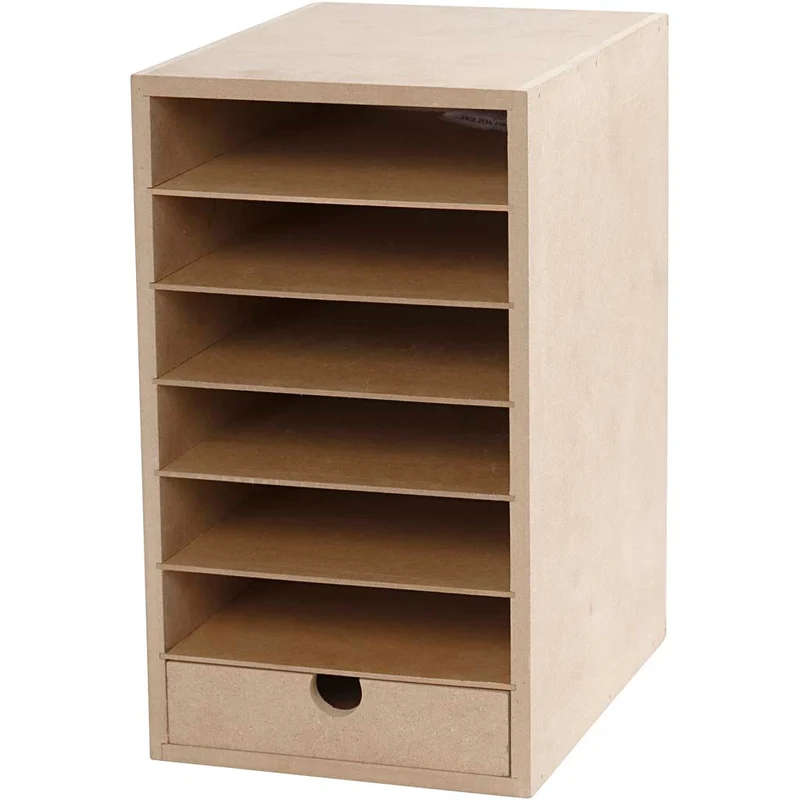 Papierablage aus Karton, H 31,5 cm, T 24,5 cm, B 18 cm, A5, 1 Stk [HOB-21005]
