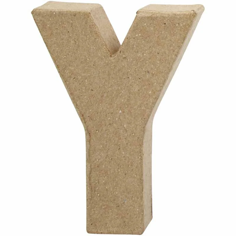 Buchstabe, Y, H 10 cm, B 7,9 cm, Dicke 1,7 cm, 1 Stk [HOB-26663]