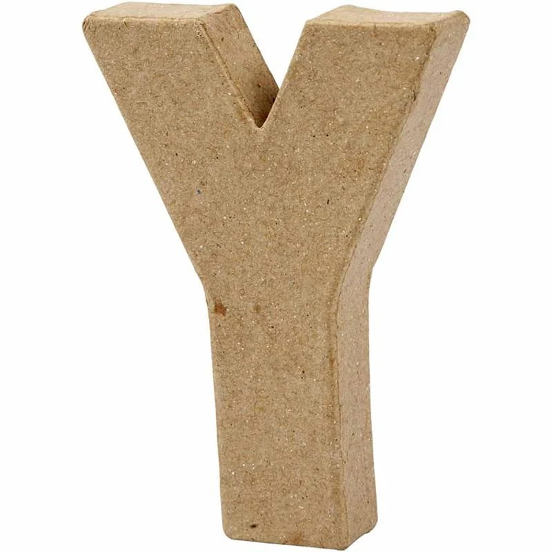 Buchstabe, Y, H 10 cm, B 7,9 cm, Dicke 1,7 cm, 1 Stk [HOB-26663]