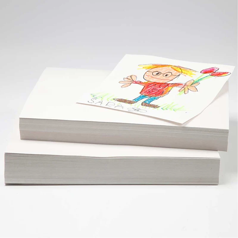 Kraftpapier, A4, Blatt 210x297 mm, 100 g, Weiß, 500 Bl./ 1 Pck [HOB-22130]