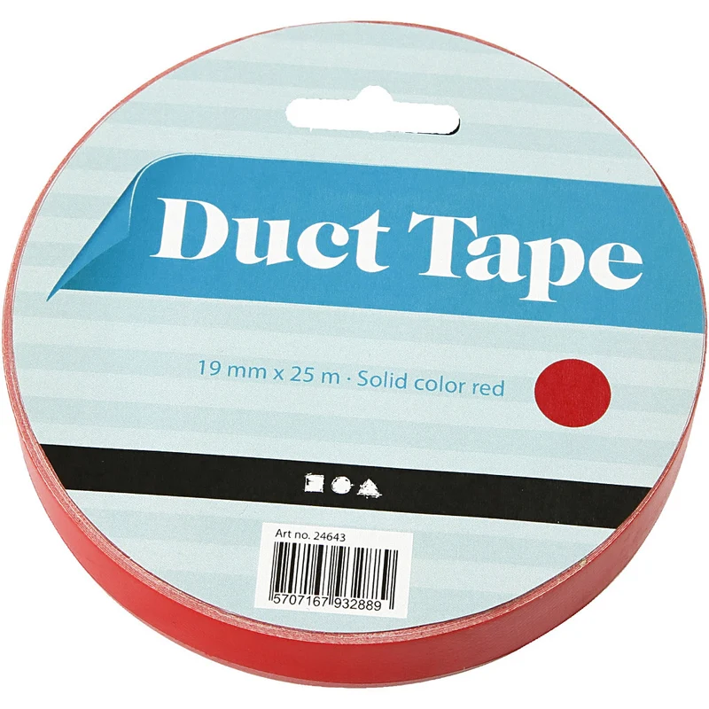 Isolierband, B 19 mm, Rot, 25 m/ 1 Rolle [HOB-24643]