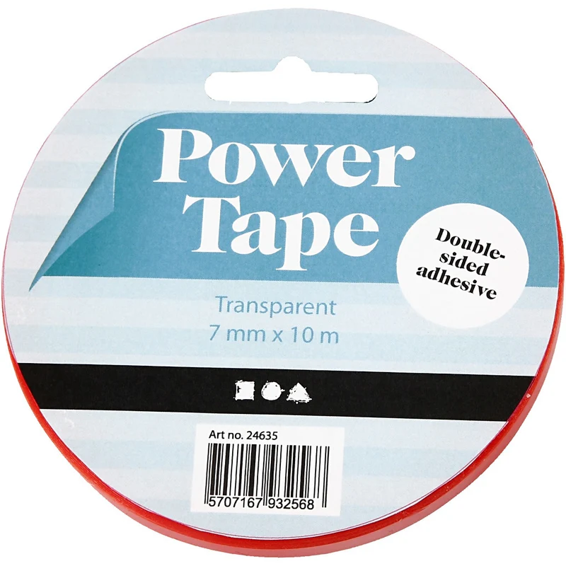 Power Tape, B 7 mm, 10 m/ 1 Rolle [HOB-24635]