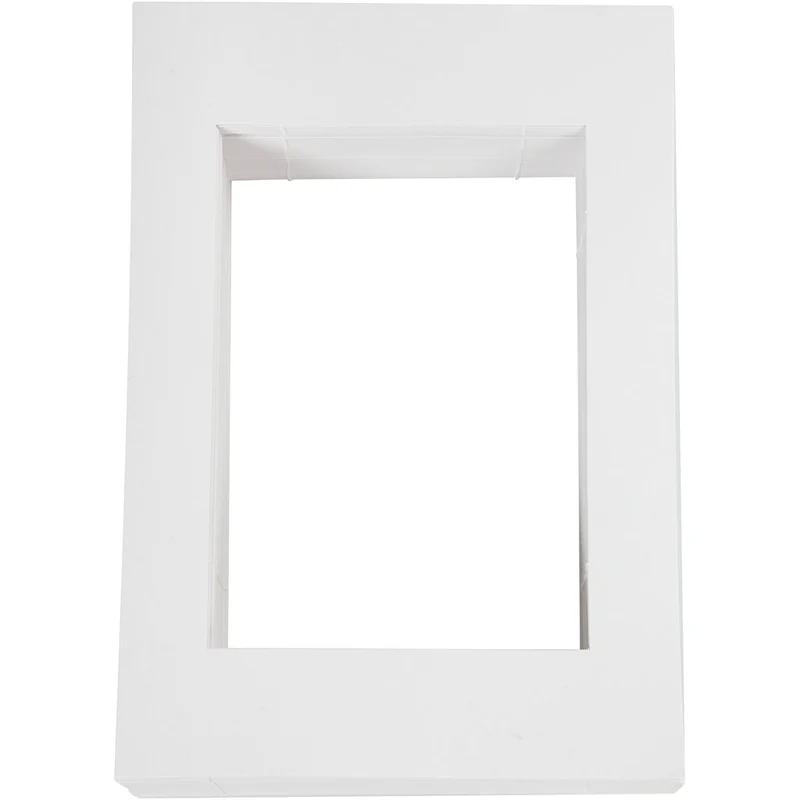 Passepartout-Rahmen, Größe 19,8x28 cm, 500 g, Weiß, 100 Stk/ 1 Pck [HOB-23598]