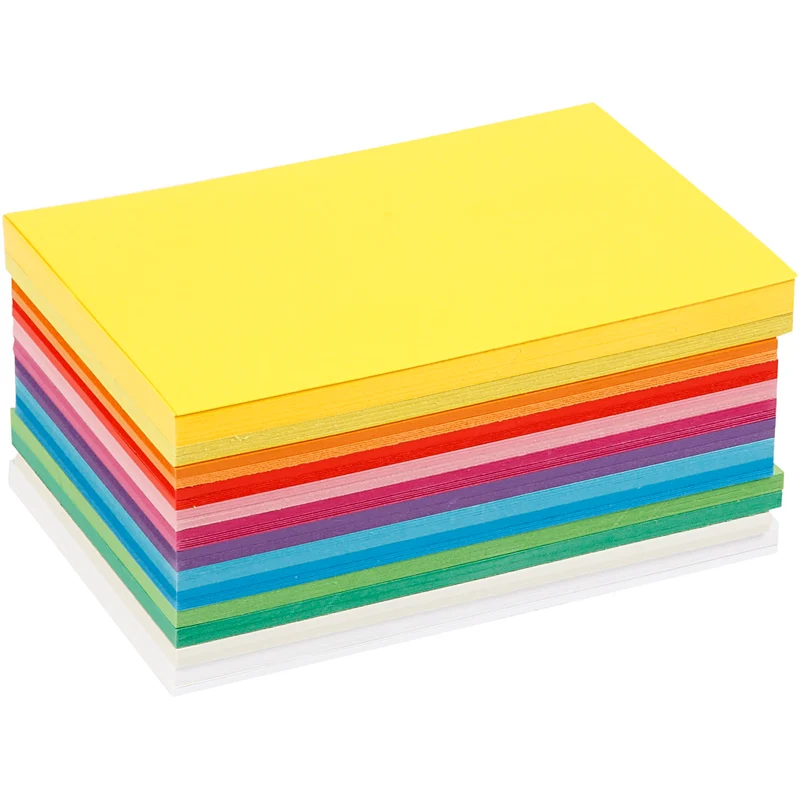 Bastelkarton Frühling, A6, Blatt 105x148 mm, 180 g, Sortierte Farben, 300 Bl. sort./ 1 Pck [HOB-21436]