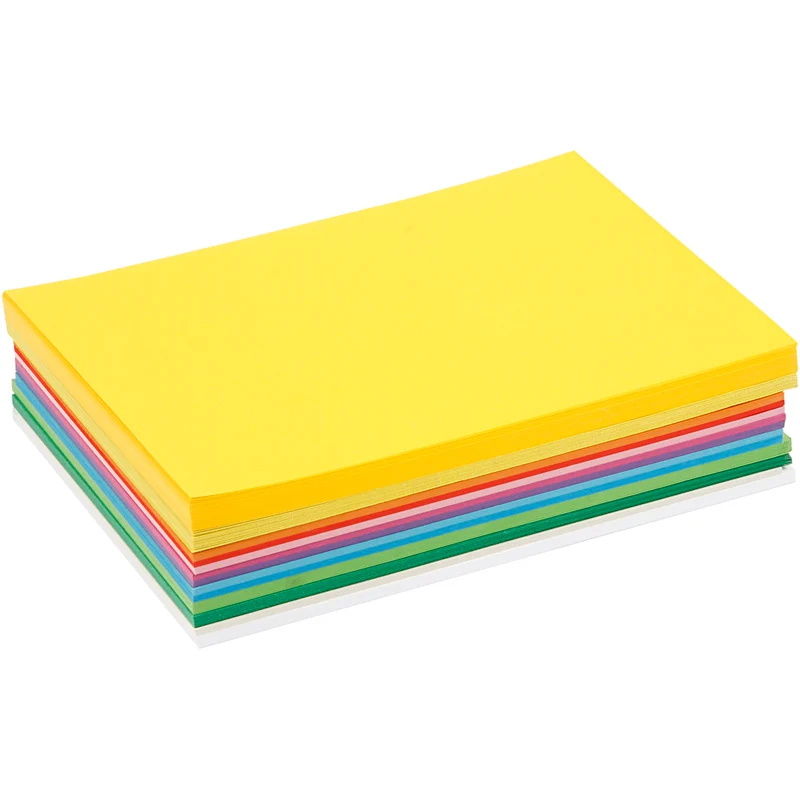 Bastelkarton Frühling, A5, Blatt 148x210 mm, 180 g, Sortierte Farben, 60 Bl. sort./ 1 Pck [HOB-214350]