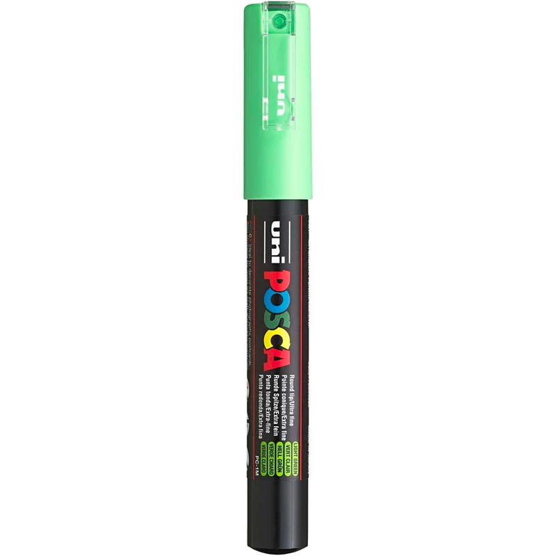 Posca Marker , Nr. PC-1M, Strichstärke 0,7 mm, extrafein, Hellgrün, 1 Stk [HOB-273033]