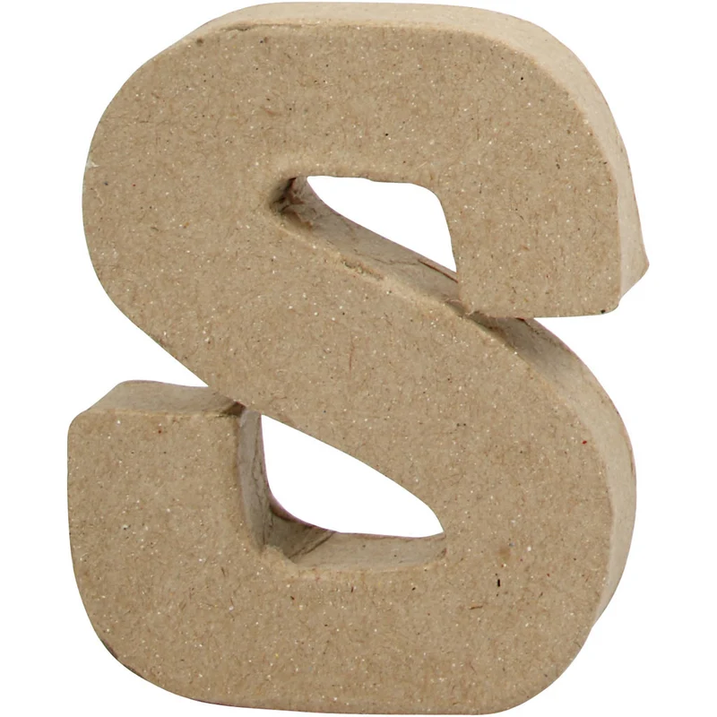 Buchstaben, S, H 10 cm, B 8 cm, Dicke 1,7 cm, 1 Stk [HOB-26657]