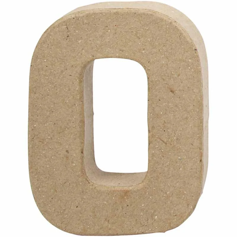 Buchstabe, O, H 10 cm, B 7,8 cm, Dicke 1,7 cm, 1 Stk [HOB-26653]