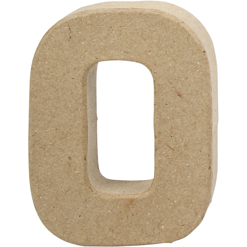 Buchstabe, O, H 10 cm, B 7,8 cm, Dicke 1,7 cm, 1 Stk [HOB-26653]