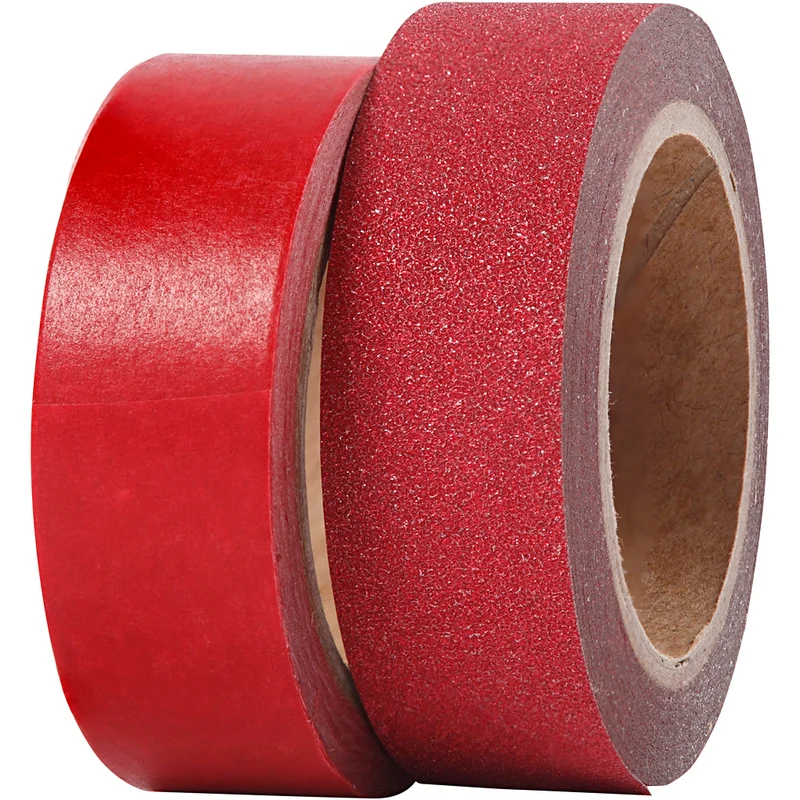 Design-Klebeband, B 15 mm, Rot, 2 Rolle/ 1 Pck [HOB-25232]