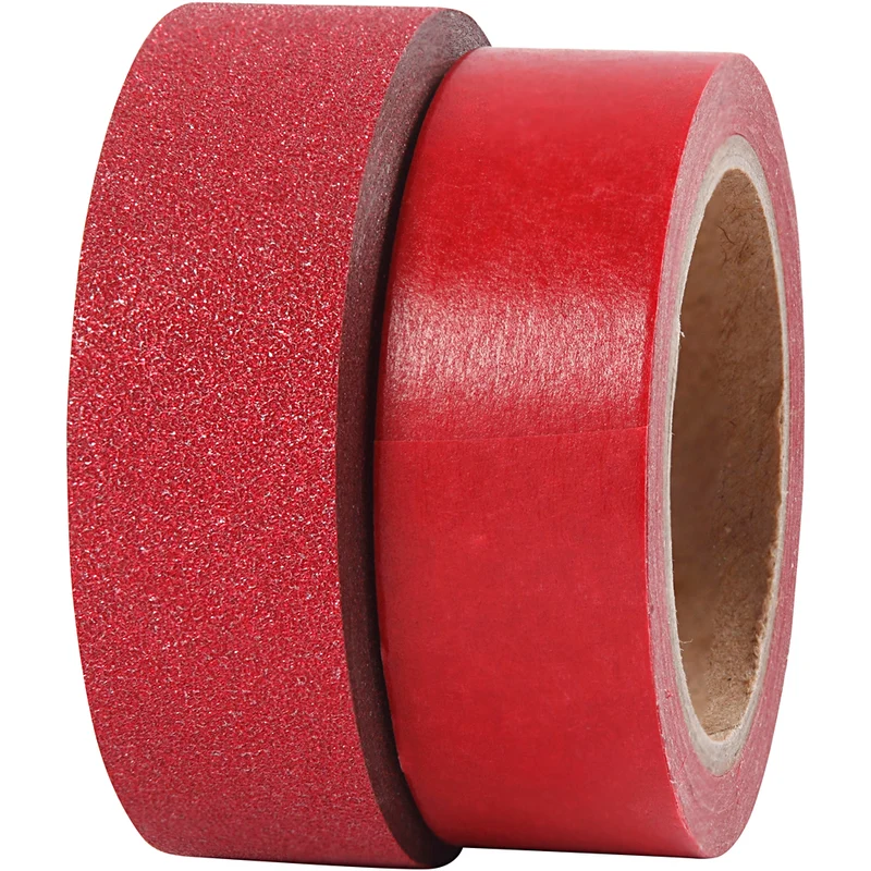 Design-Klebeband, B 15 mm, Rot, 2 Rolle/ 1 Pck [HOB-25232]