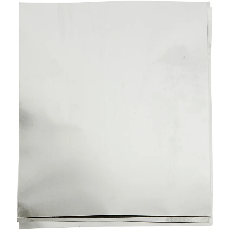 Prägefolie, A5, Blatt 148x210 mm, Dicke 0,9 mm, Silber, 10 Stk/ 1 Pck [HOB-22091]