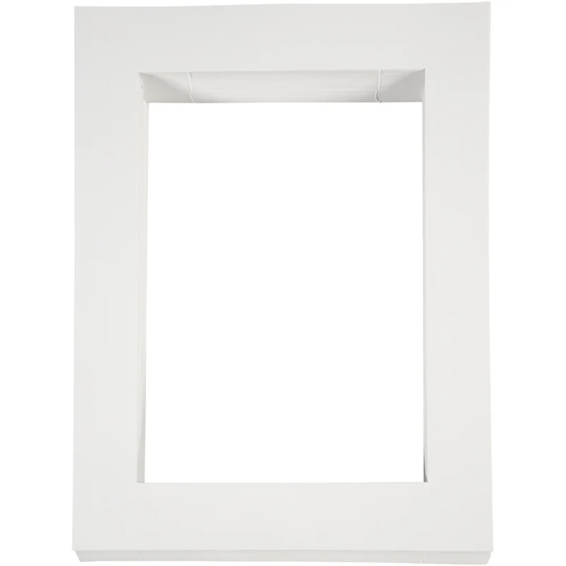 Passepartout-Rahmen, A4, Größe 28,5x37 cm, 500 g, Weiß, 100 Stk/ 1 Pck [HOB-23596]