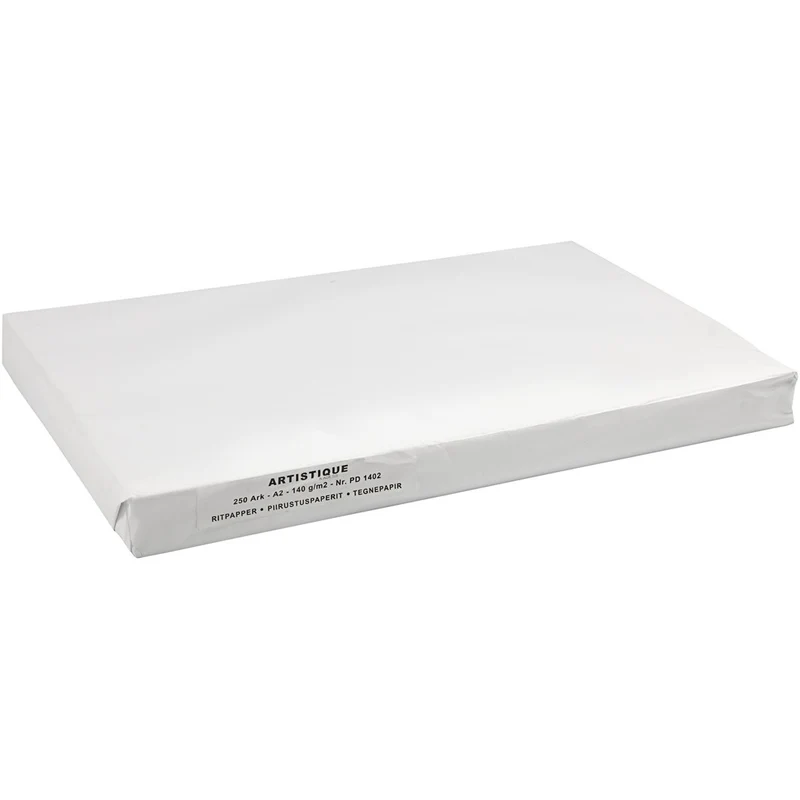 Zeichenpapier, A2, Blatt 420x594 mm, 190 g, Weiß, 250 Bl./ 1 Pck [HOB-23538]