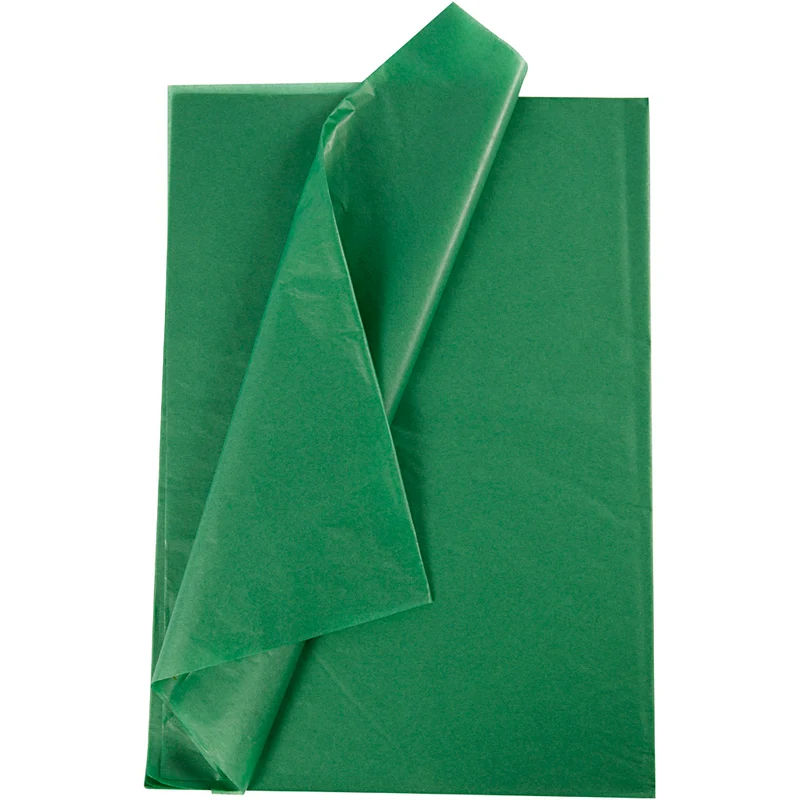 Seidenpapier, Blatt 50x70 cm, 17 g, Grün, 25 Bl./ 1 Pck [HOB-20867]