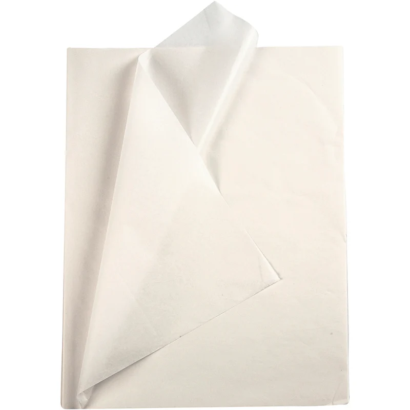 Seidenpapier, Blatt 50x70 cm, 17 g, Weiß, 25 Bl./ 1 Pck [HOB-20860]