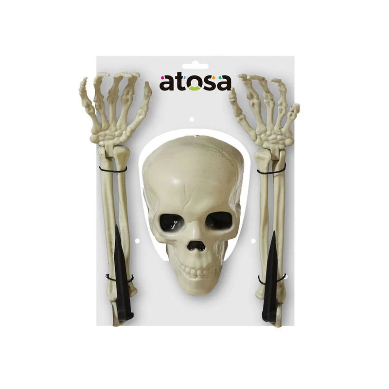 Halloween Decorations Skeleton 37 x 25 cm White