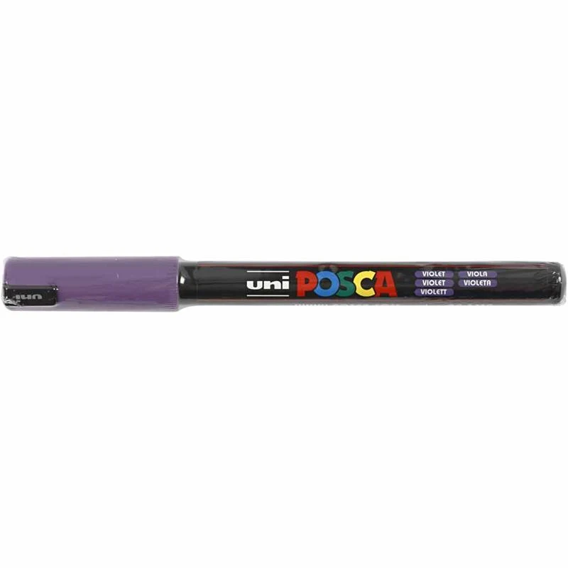 Posca Marker , Nr. PC-1MR, Strichstärke 0,7 mm, extrafein, Violett, 1 Stk [HOB-272055]