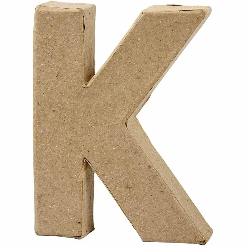 Buchstabe, K, H 10 cm, B 7,7 cm, Dicke 1,7 cm, 1 Stk [HOB-26649]
