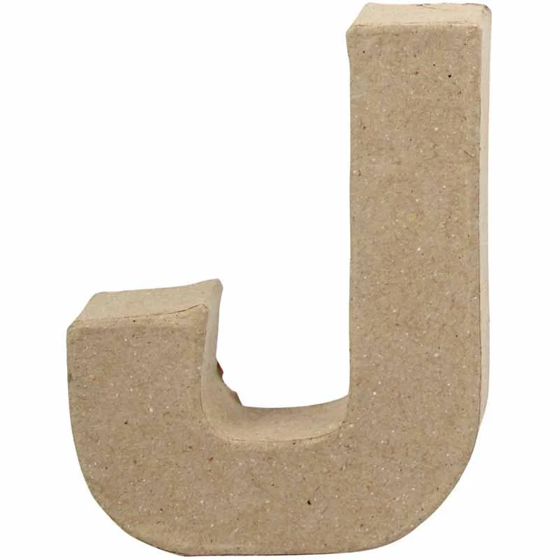 Buchstabe, J, H 10 cm, B 8 cm, Dicke 1,7 cm, 1 Stk [HOB-26648]