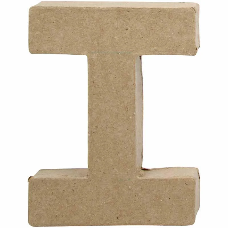 Buchstabe, I, H 10 cm, B 7,5 cm, Dicke 1,7 cm, 1 Stk [HOB-26647]