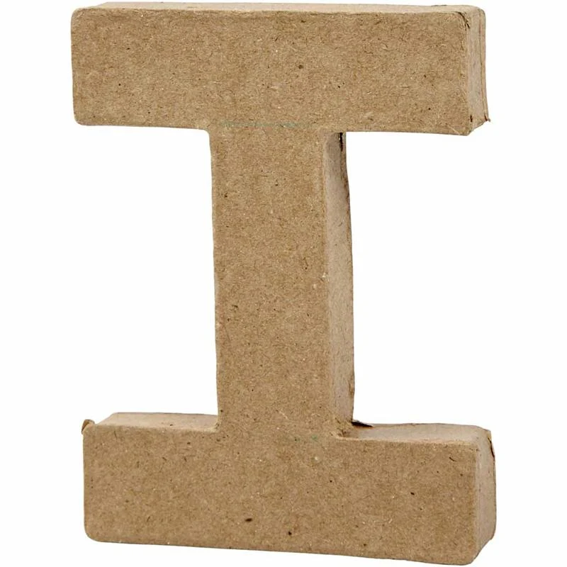 Buchstabe, I, H 10 cm, B 7,5 cm, Dicke 1,7 cm, 1 Stk [HOB-26647]