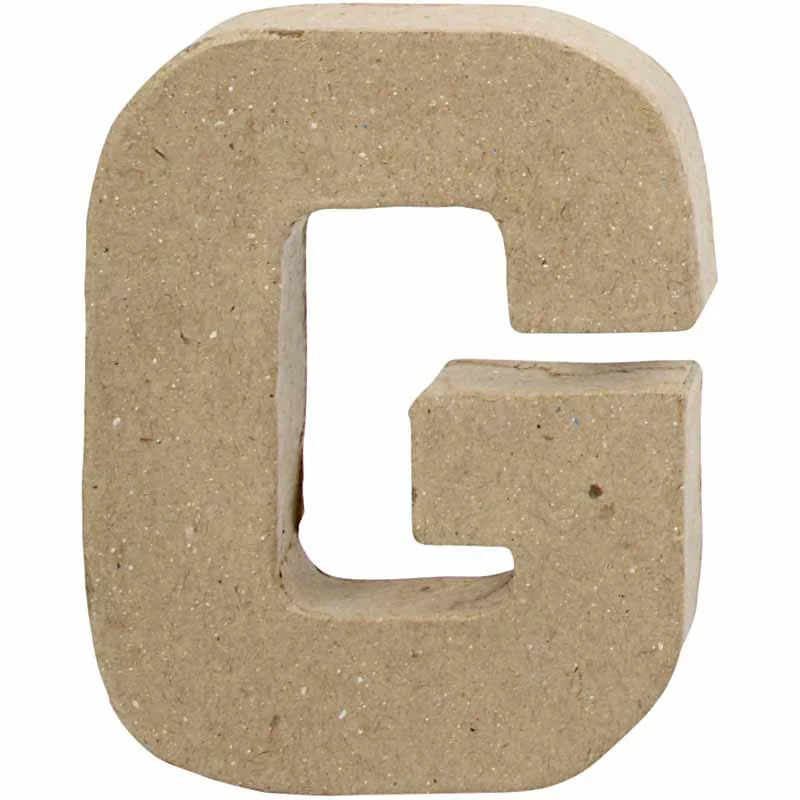 Buchstabe, G, H 10 cm, B 7,7 cm, Dicke 1,7 cm, 1 Stk [HOB-26645]