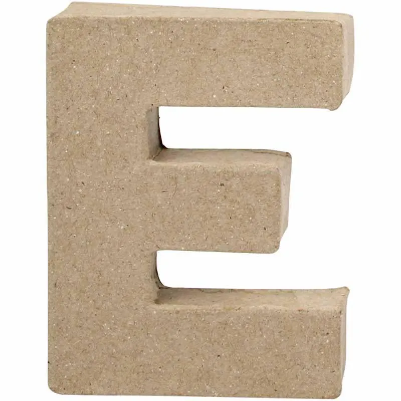 Buchstabe, E, H 10 cm, B 7,5 cm, Dicke 1,7 cm, 1 Stk [HOB-26643]